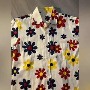 Field Core Floral Japanese Short Sleeve Button Down